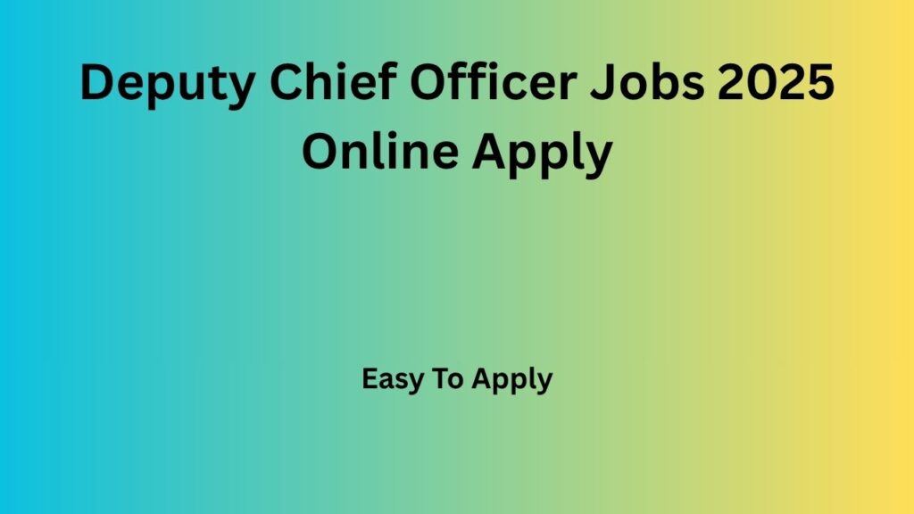 Deputy Chief Officer Jobs