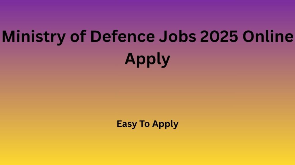 Ministry of Defence Jobs