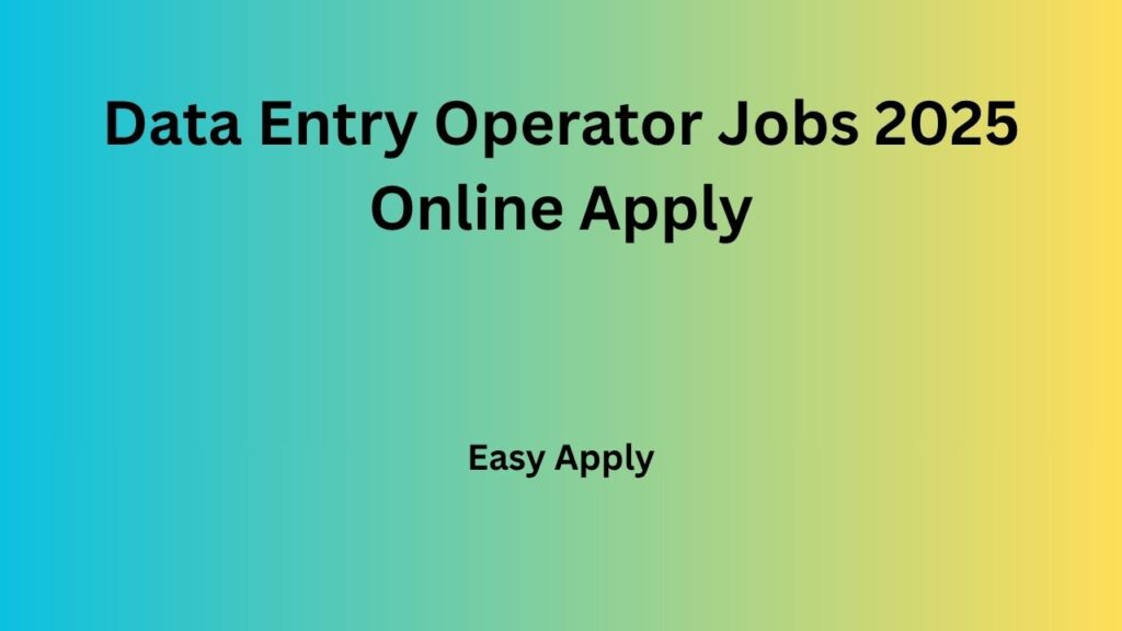 Data Entry Operator Jobs