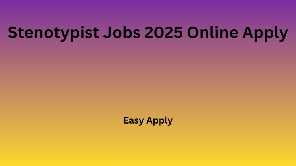 Stenotypist Jobs
